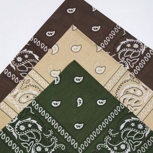 3 Pack Bandana Mask, Scarf, Headband